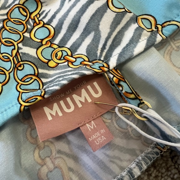 Show Me Your Mumu - Amara Dress in Zebra Chain. New with Tags, size medium. - Picture 7 of 12